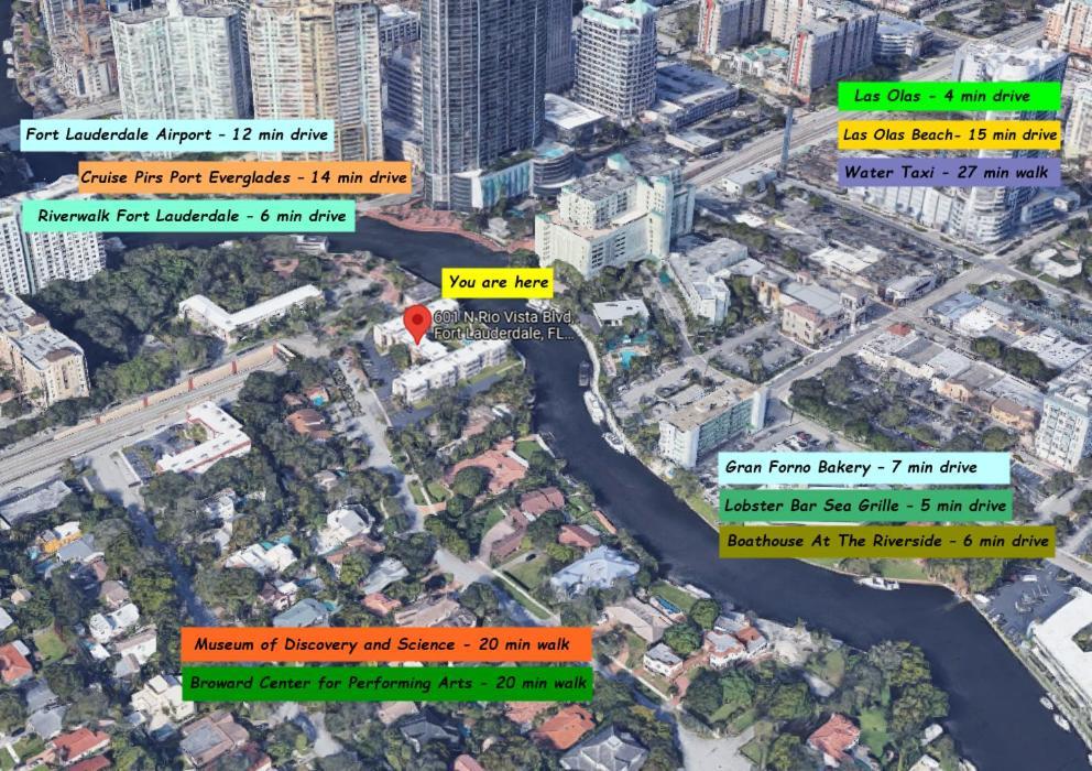 Designer River View Apartments Fort Lauderdale Bagian luar foto